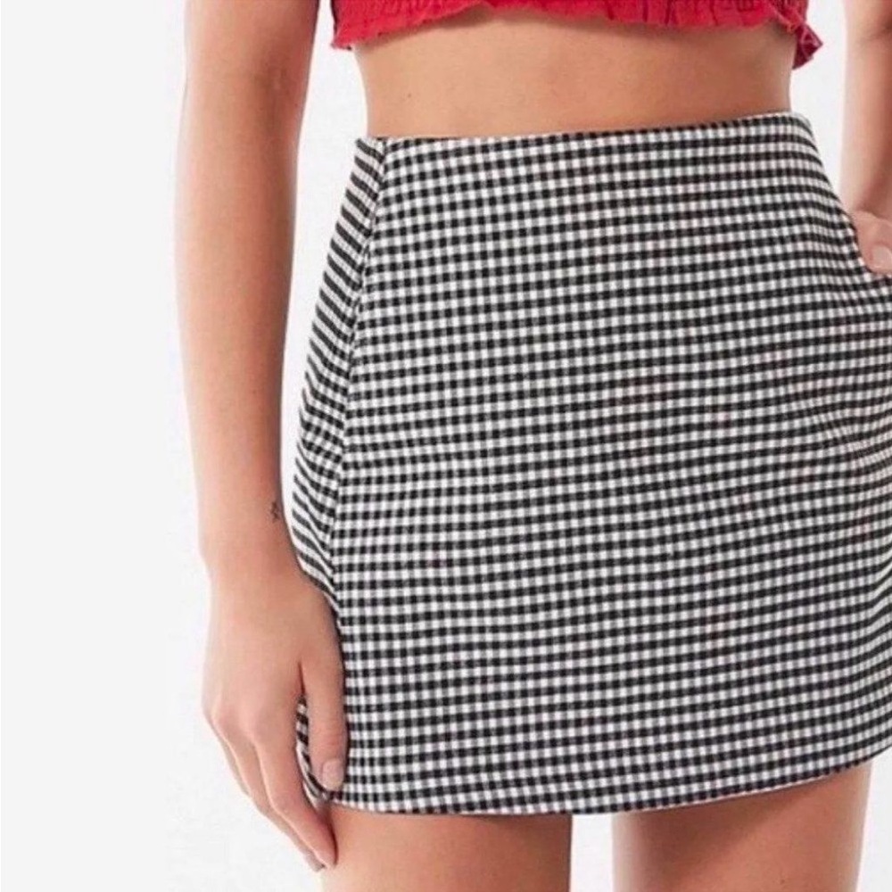 Urban Outfitters Gingham Mini Skirt